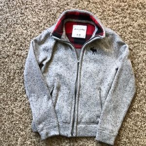 Warm zip up Abercrombie jacket